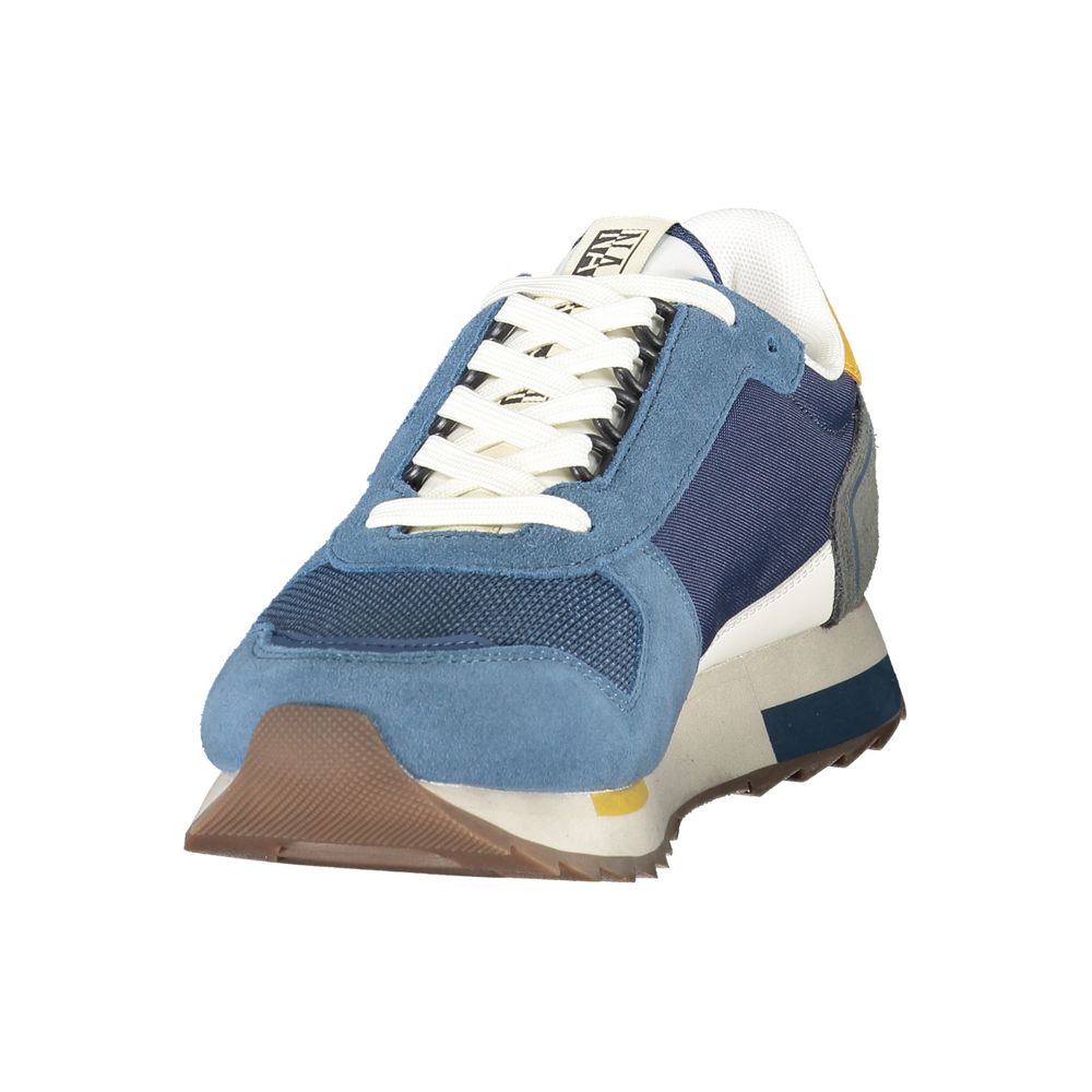 Napapijri Blue Polyester Athletic Sneakers