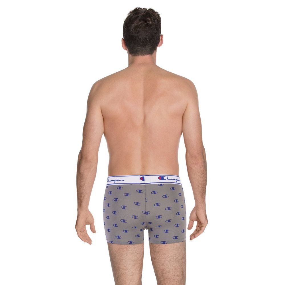 Champion Grey Cotton Boxers - Comfort Meets Style