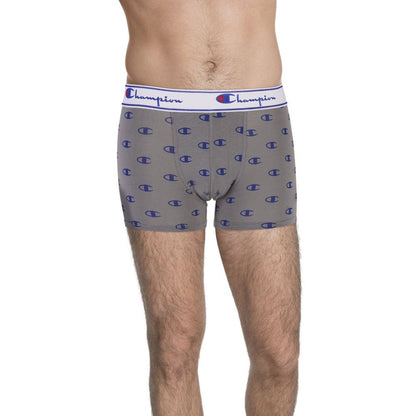 Champion Grey Cotton Boxers - Comfort Meets Style