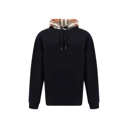 Burberry Black Cotton Samuel Hoodie Sweatshirt