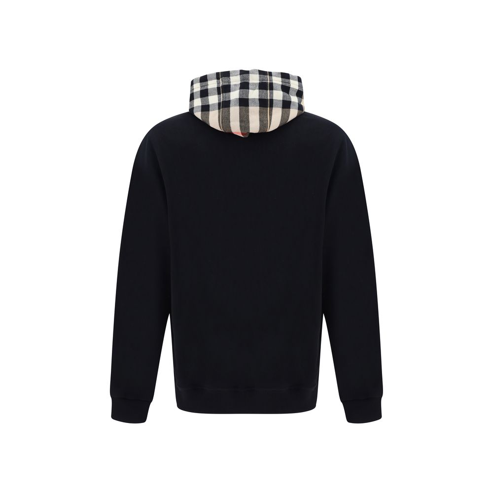 Burberry Black Cotton Samuel Hoodie Sweatshirt