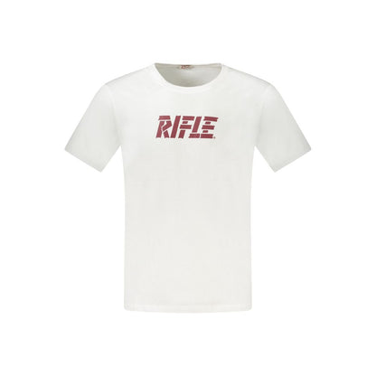 Rifle Bianco Cotton Logo T-Shirt