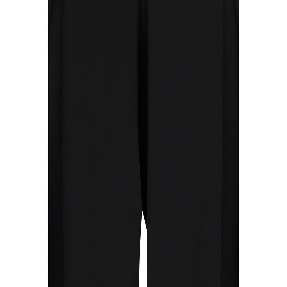 Max Mara Pure Black Panelled Pants