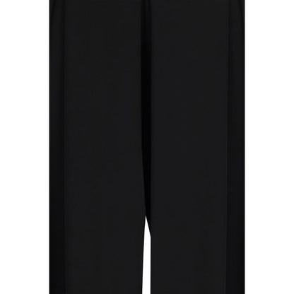 Max Mara Pure Black Panelled Pants
