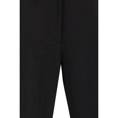Max Mara Sportmax Black Panelled Pants - Timeless Elegance