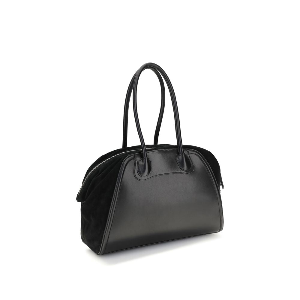 Vivienne Westwood Black Calf Leather Shirley Shoulder Bag