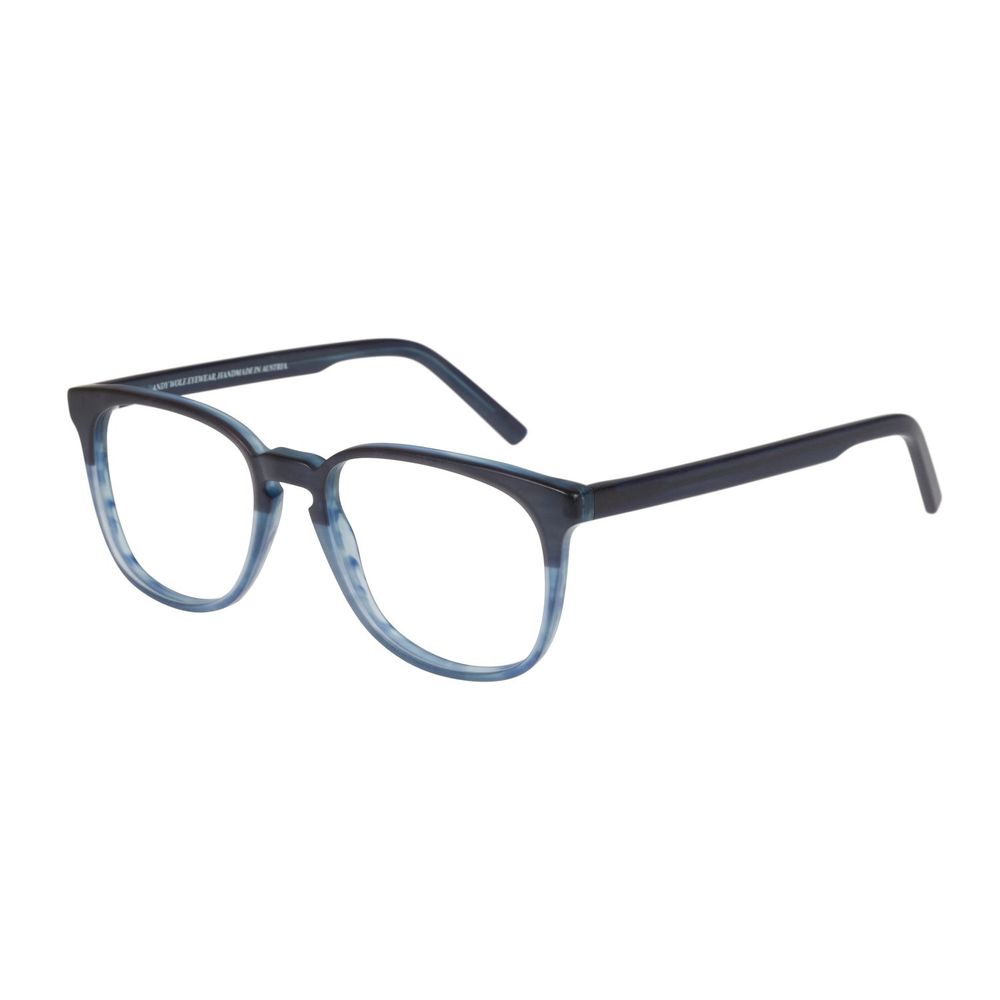 Andy Wolf Blue Acetate Glasses – Unisex Panto Frames, 52mm