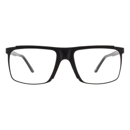 Andy Wolf Men's Optical Glasses – Black Rectangle Frame, 56mm