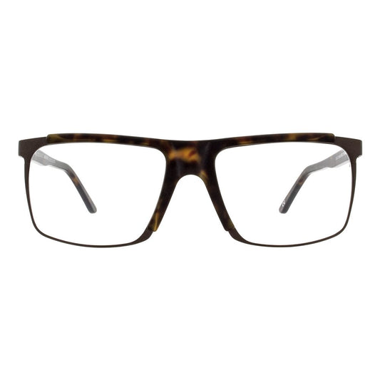 Andy Wolf Men's Optical Glasses – Brown Rectangle Frame, 56mm