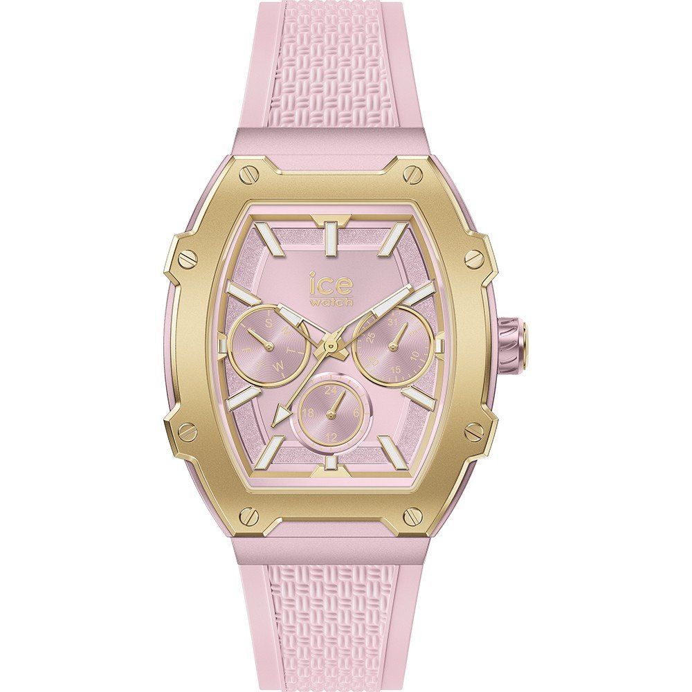 ICE Women’s Pink Silicone Dress Watch with Aluminium Case