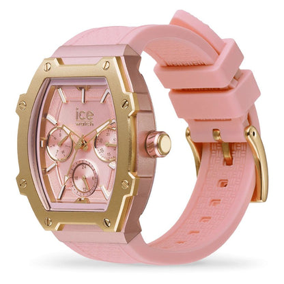ICE Women’s Pink Silicone Dress Watch with Aluminium Case