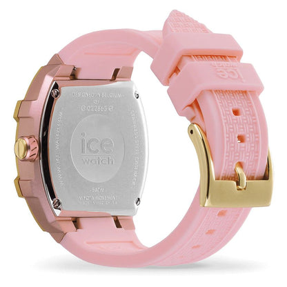 ICE Women’s Pink Silicone Dress Watch with Aluminium Case