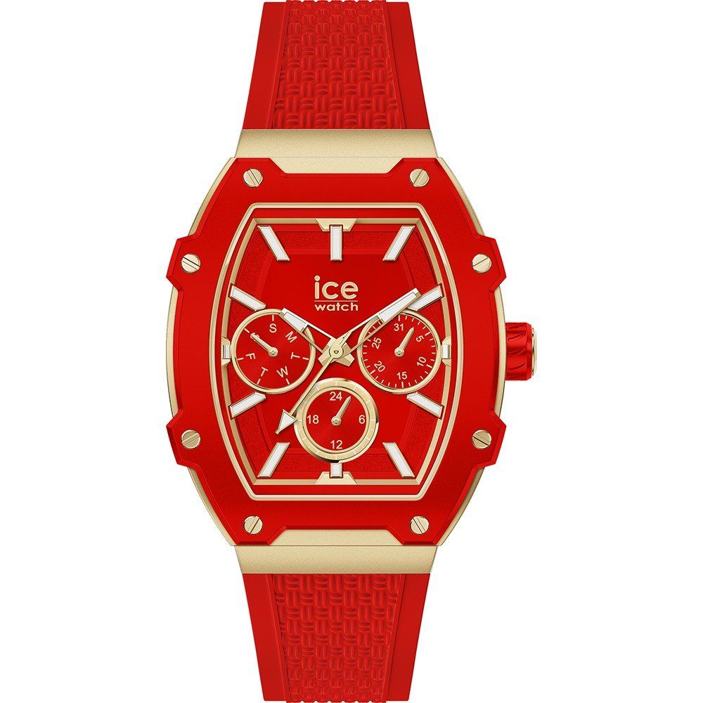 ICE Men’s Sport Watch - Bold Red Silicone Strap, Analog Dial