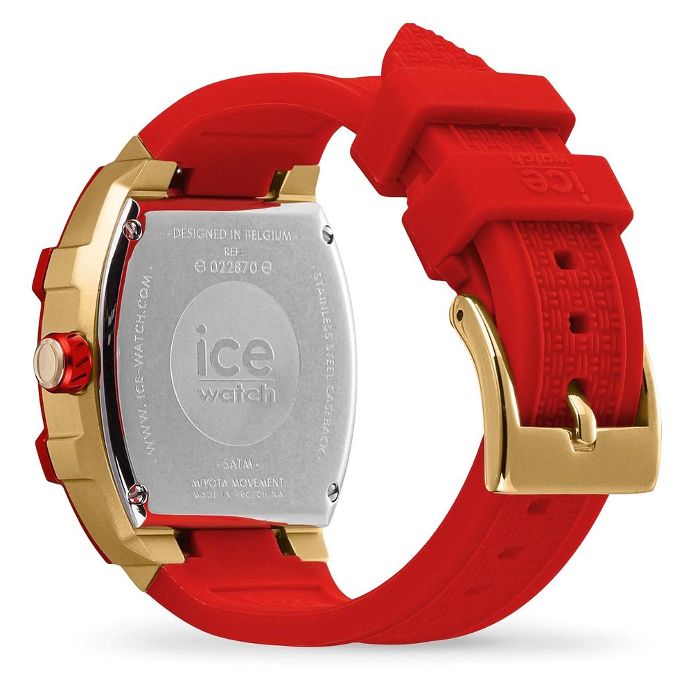 ICE Men’s Sport Watch - Bold Red Silicone Strap, Analog Dial