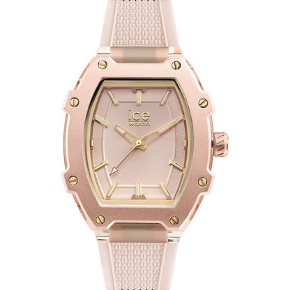 ICE Women's Pink Silicone Strap Dress Watch with Quartz Movement