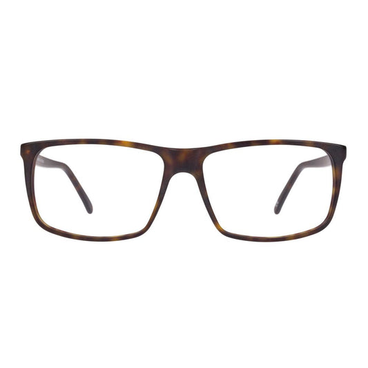 Andy Wolf Men’s Brown Acetate Glasses – Full-Rim Rectangle Frames