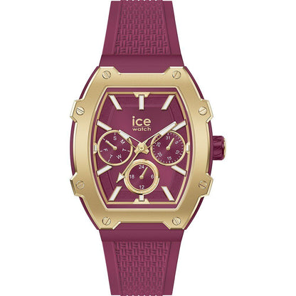 ICE Purple Unisex Silicone Bracelet Watch with Analog Display