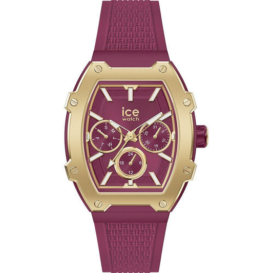 ICE Purple Unisex Silicone Bracelet Watch with Analog Display