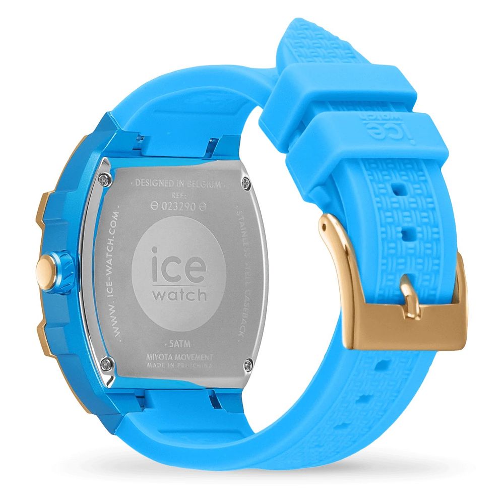 ICE Blue Unisex Silicone Sport Watch with Bold Design