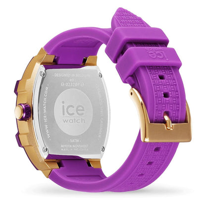 ICE Unisex Quartz Watch with Purple Silicone Strap