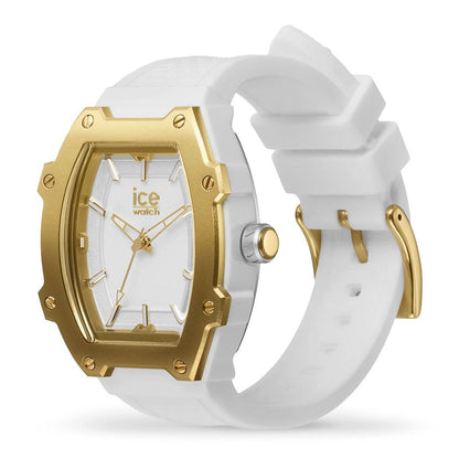 ICE Unisex White Silicone Dress Watch with Minimalist Style