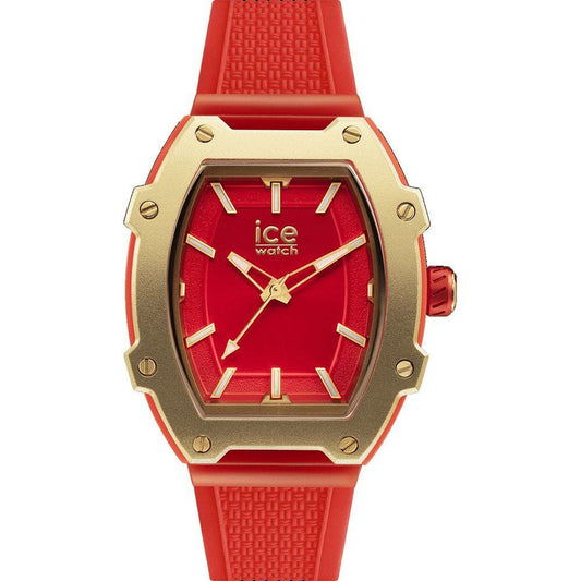 ICE Multicolor Synthetic Dress Watch - Unisex, Silicone, Red