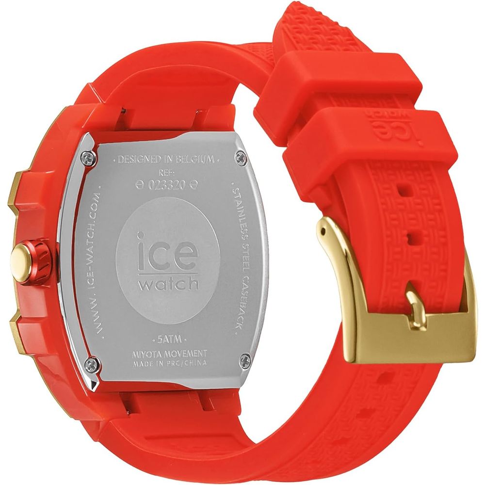 ICE Multicolor Synthetic Dress Watch - Unisex, Silicone, Red