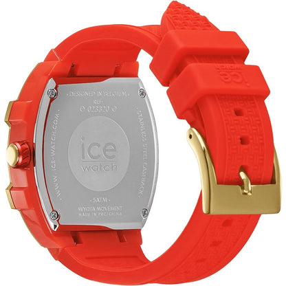 ICE Multicolor Synthetic Dress Watch - Unisex, Silicone, Red