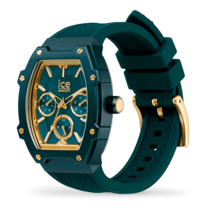 ICE Bicolor Unisex Sport Watch - Gold & Green Silicone Strap