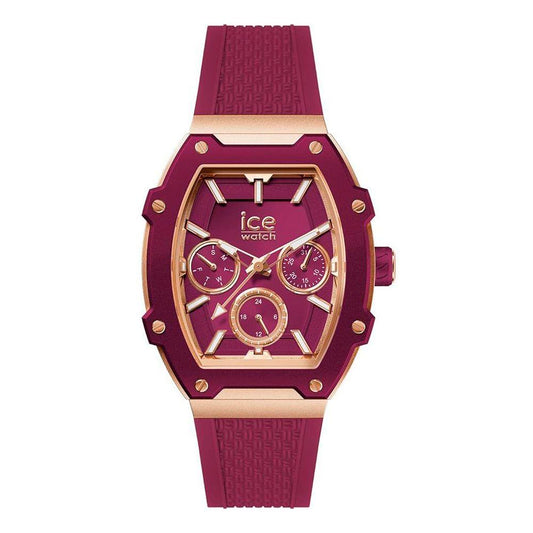 ICE Multicolor Women’s Silicone Bracelet Watch - Bold Pink Design