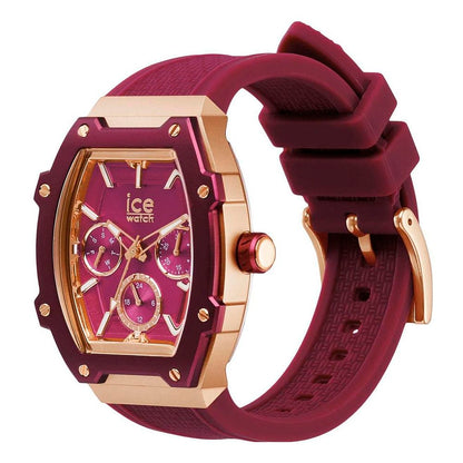 ICE Multicolor Women’s Silicone Bracelet Watch - Bold Pink Design