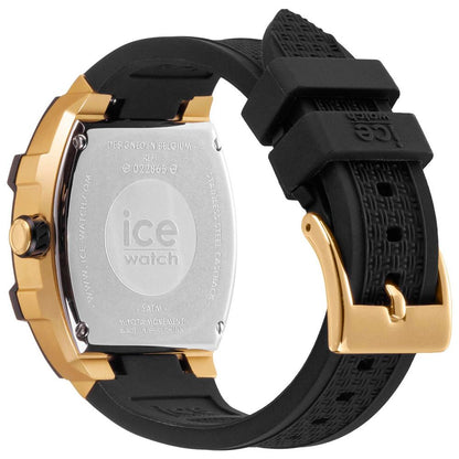 ICE Black Synthetic Sport Watch for Men, Silicone Strap, Bold Design
