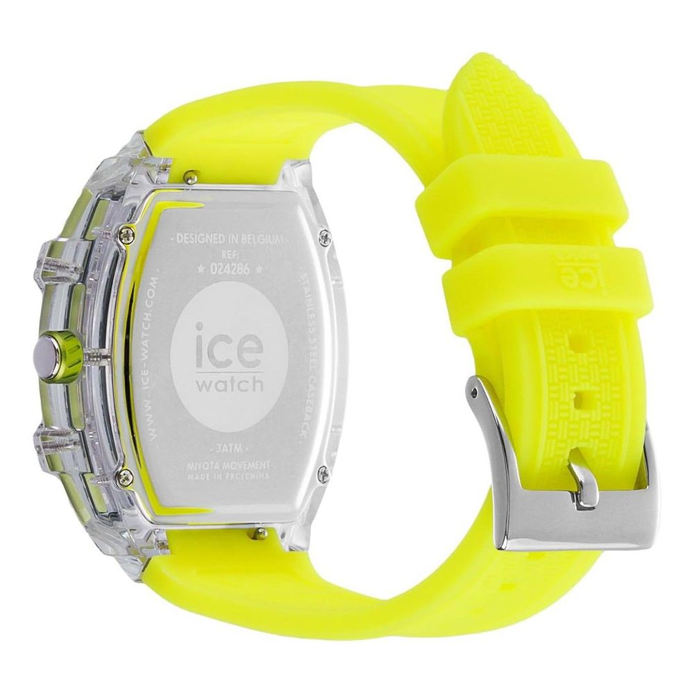 ICE Bicolor Unisex Synthetic Sport Watch, Transparent Yellow