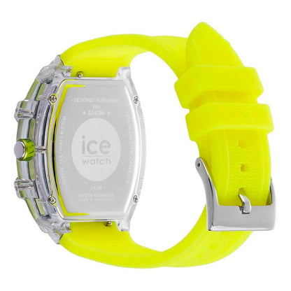 ICE Bicolor Unisex Synthetic Sport Watch, Transparent Yellow