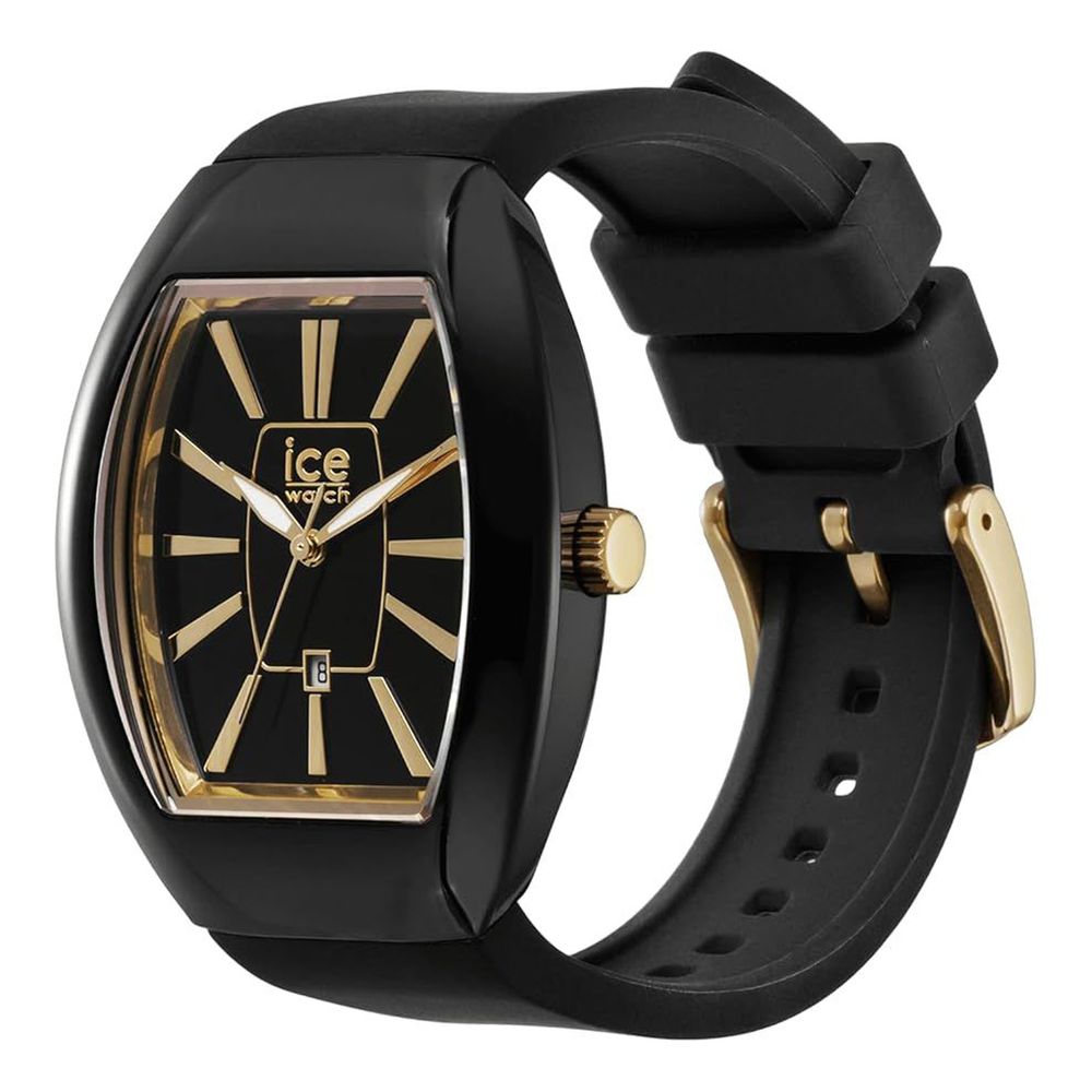 ICE Black Men's Synthetic Dress Watch with Bold Design