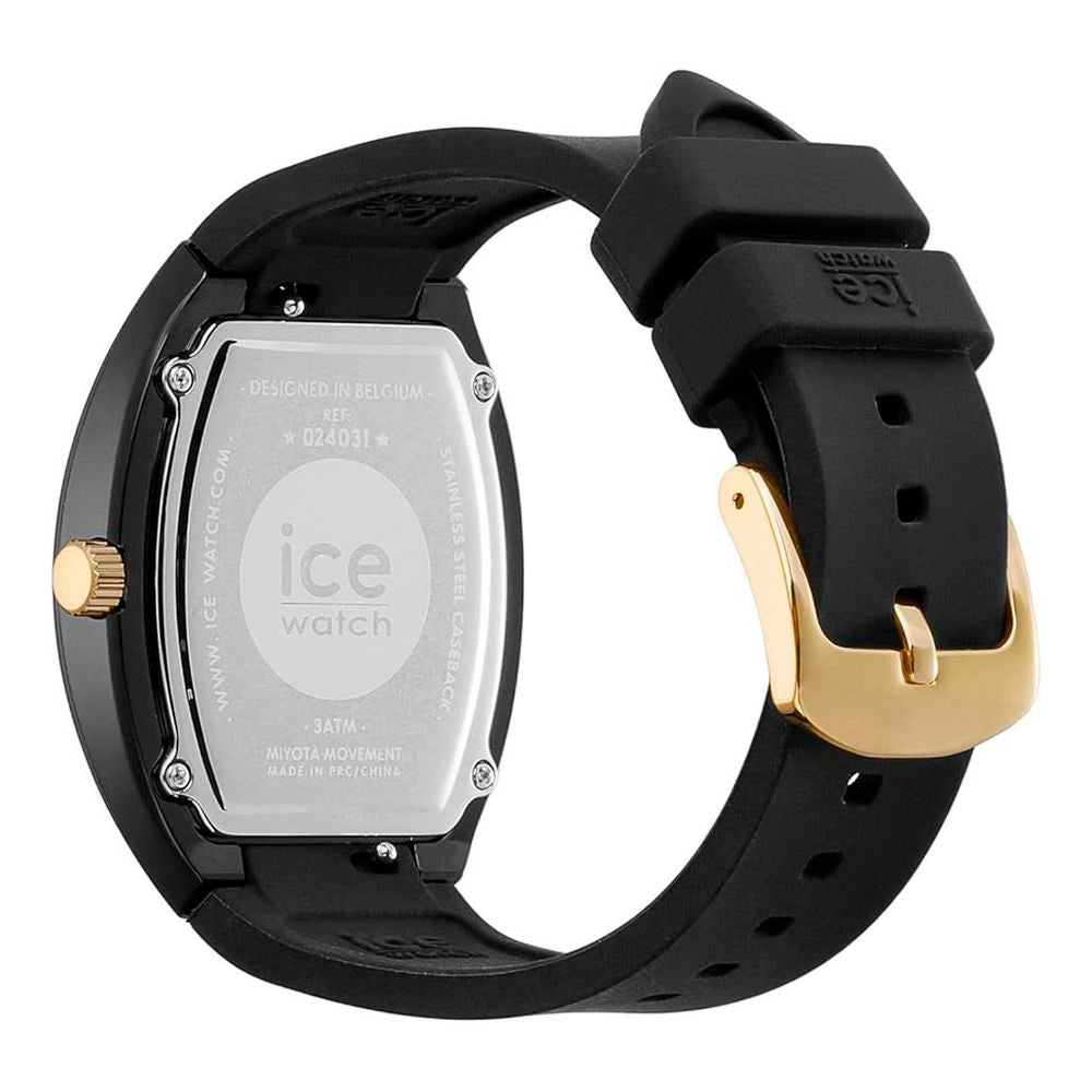 ICE Black Men's Synthetic Dress Watch with Bold Design
