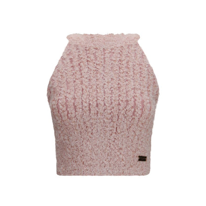 Balmain Multicolor Viscose Sleeveless Crew Neck Top