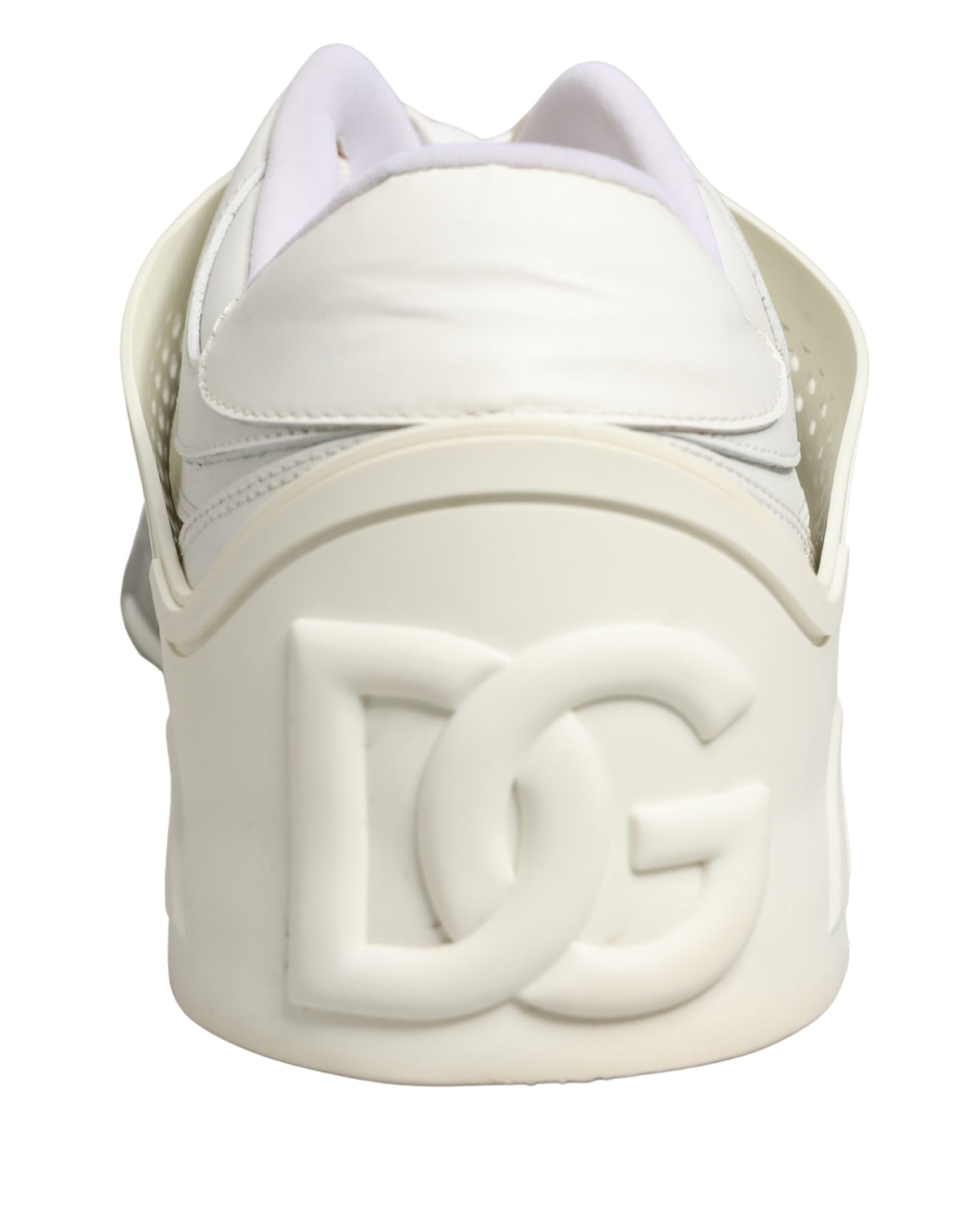 Dolce & Gabbana White Low Top Custom 2.Zero Sneakers - Exclusive Store Sample