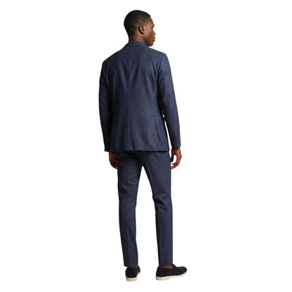 Mulish Blue Polyester Two-Piece Suit - GIORGIONE-AB ABS707