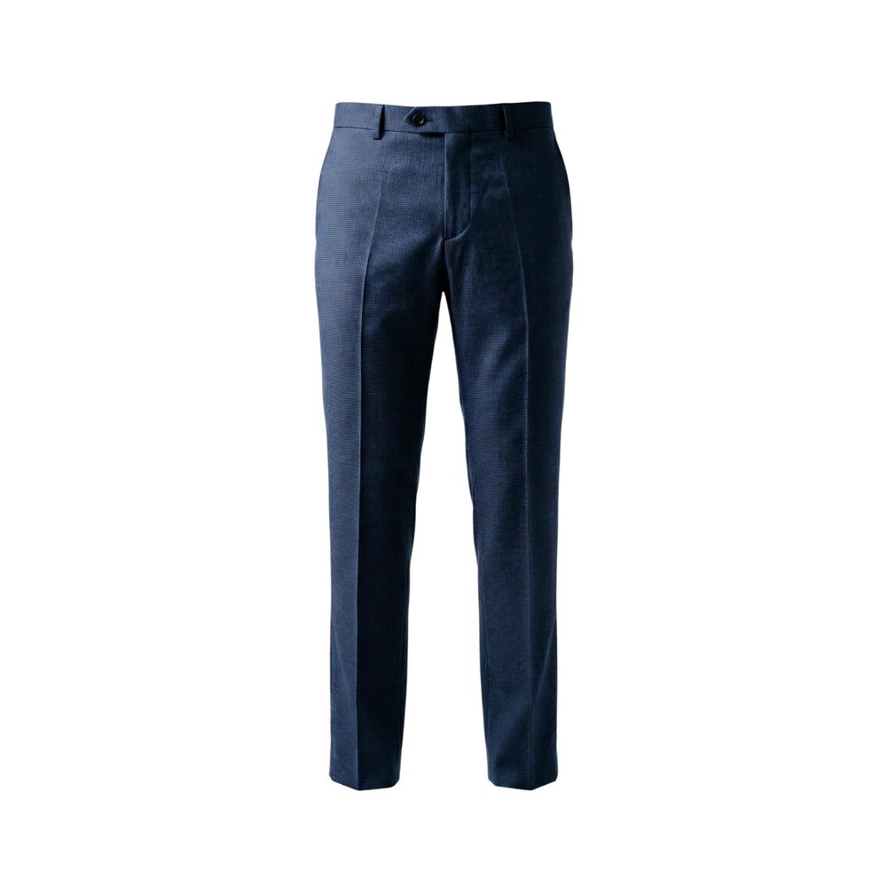 Mulish Blue Polyester Two-Piece Suit - GIORGIONE-AB ABS707