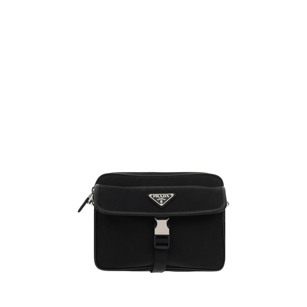 Prada Black Nylon Shoulder Bag