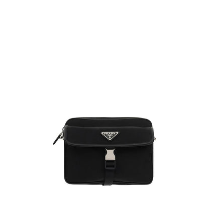 Prada Black Nylon Shoulder Bag