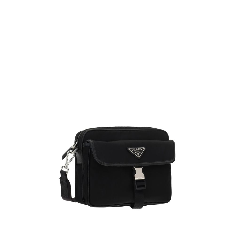 Prada Black Nylon Shoulder Bag