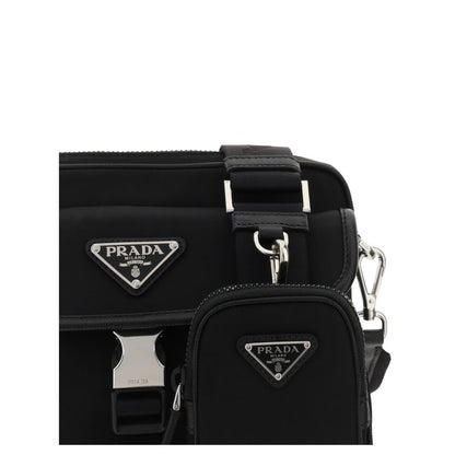 Prada Black Nylon Shoulder Bag
