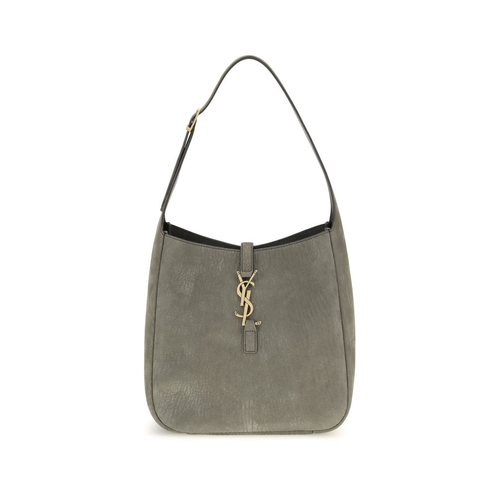 Saint Laurent Gray Calf Leather 5 À 7 Supple Small Bag