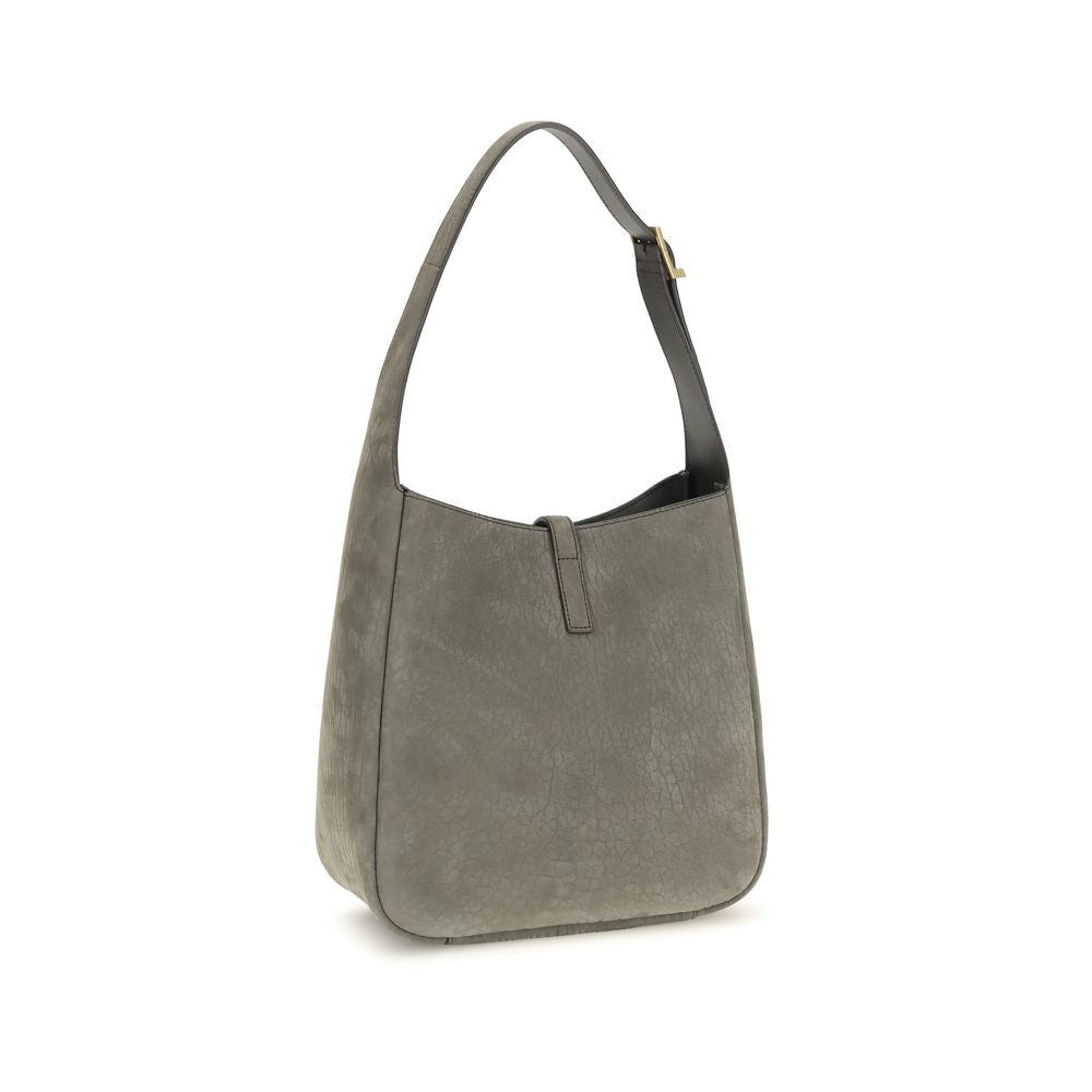 Saint Laurent Gray Calf Leather 5 À 7 Supple Small Bag