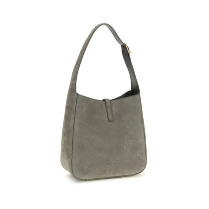 Saint Laurent Gray Calf Leather 5 À 7 Supple Small Bag