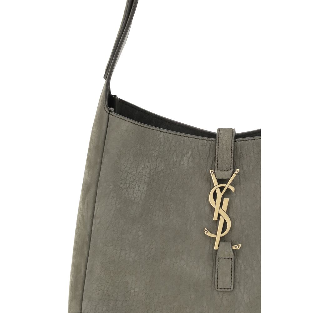Saint Laurent Gray Calf Leather 5 À 7 Supple Small Bag
