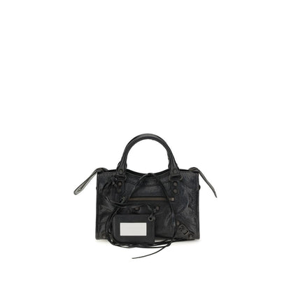 Balenciaga Black Lamb Leather Le City Mini Bag Shoulder Bag