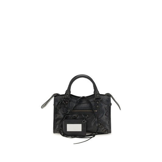 Balenciaga Black Lamb Leather Le City Mini Bag Shoulder Bag